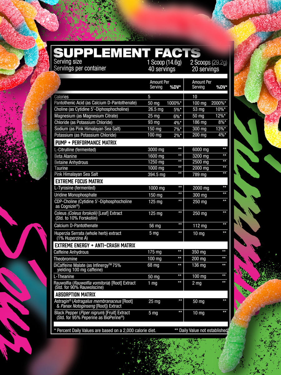 HOSSTILITY AMPED // HIGH-STIM PRE-WORKOUT