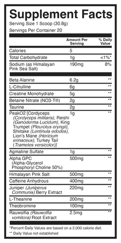 CBUM THUPER THAVAGE HIGH STIM PRE-WORKOUT
