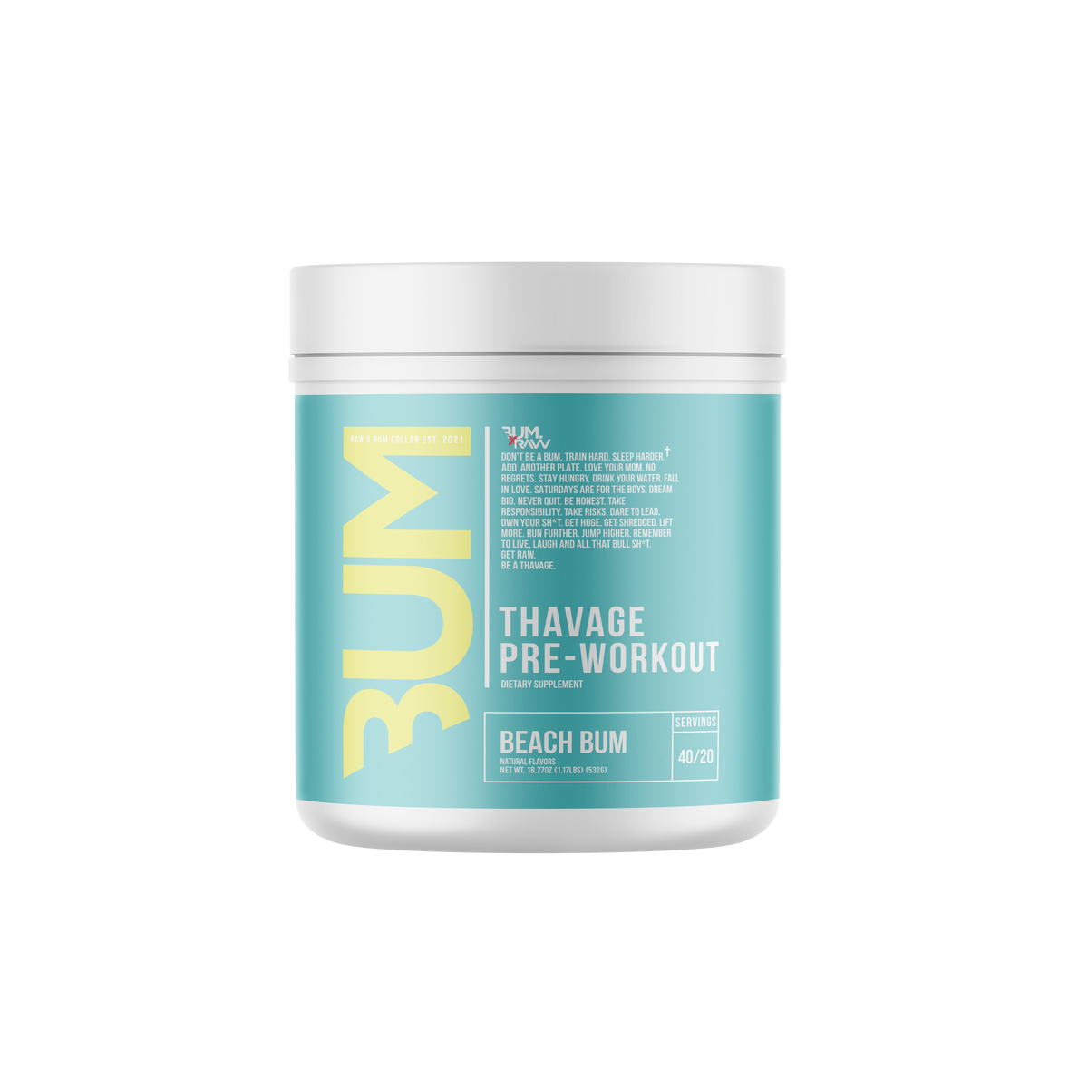 CBUM THAVAGE PRE-WORKOUT