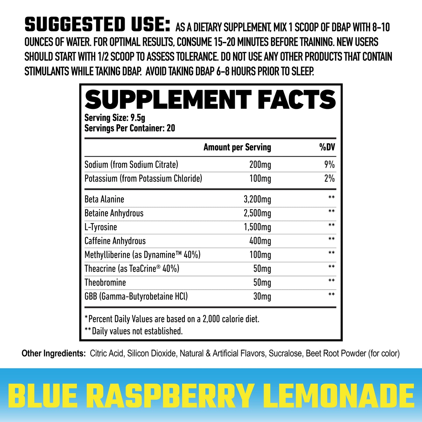 DBAP // HIGH-STIM PRE-WORKOUT