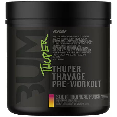 CBUM THUPER THAVAGE HIGH STIM PRE-WORKOUT