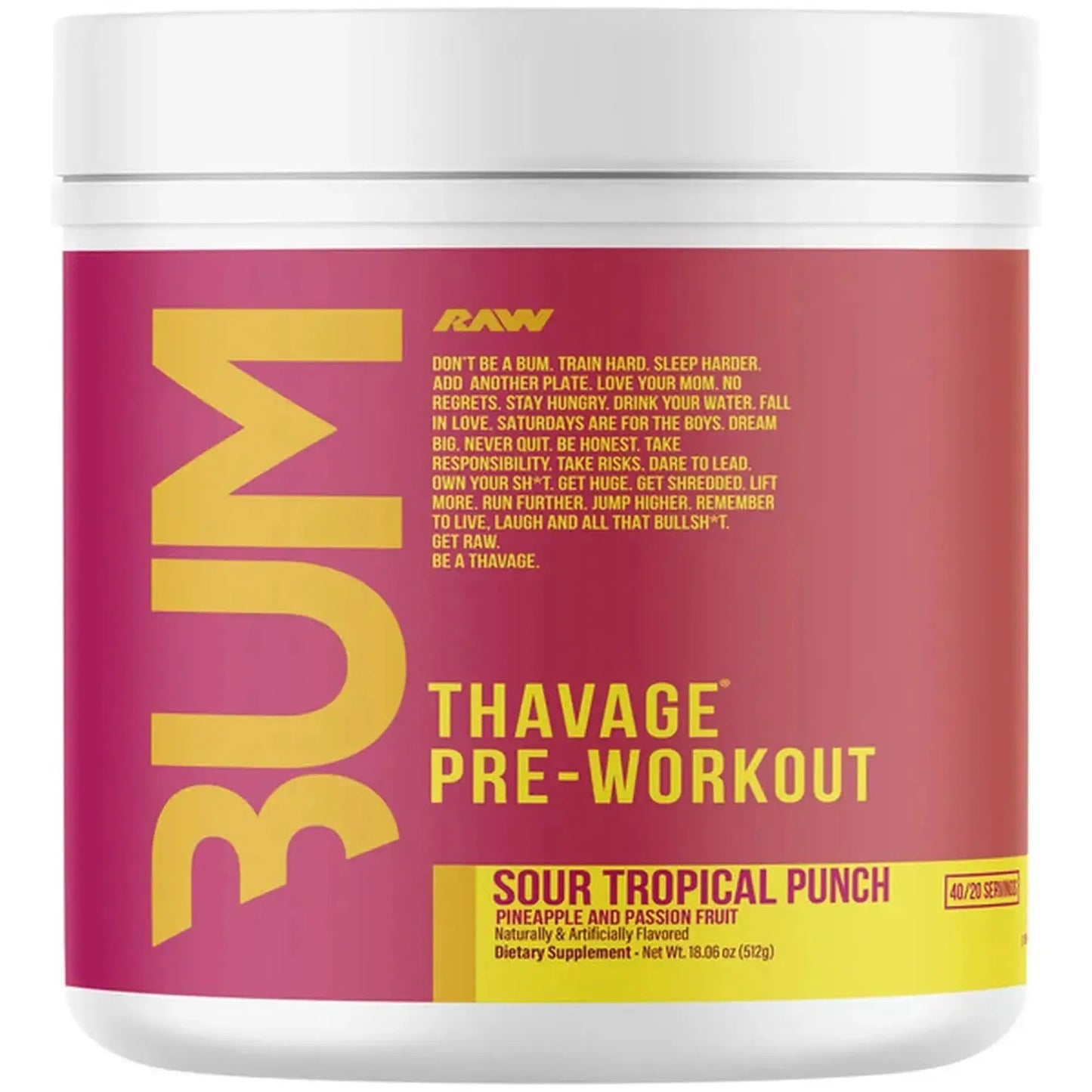 CBUM THAVAGE PRE-WORKOUT