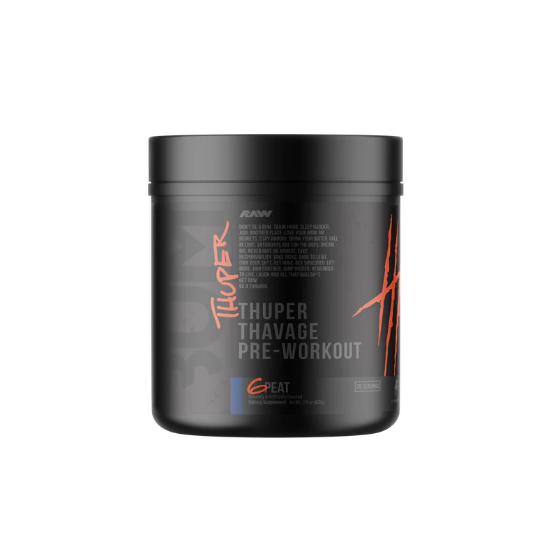 CBUM THUPER THAVAGE HIGH STIM PRE-WORKOUT