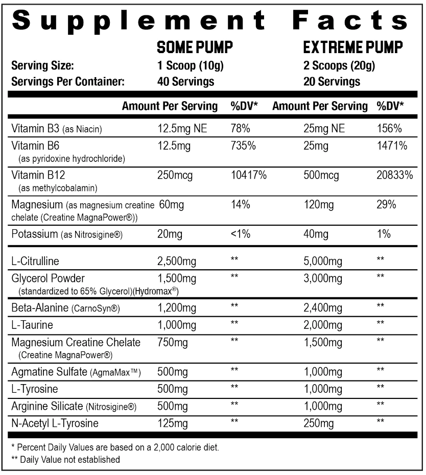 HYDRAULIC // NON-STIM PRE-WORKOUT