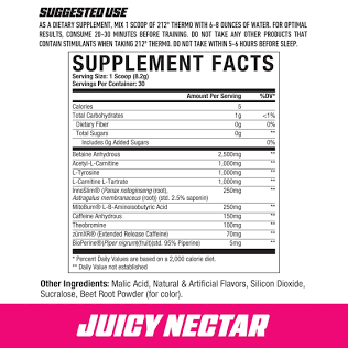 212 THERMO // POWDERED FAT BURNER